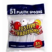 51 Piece Plastic Spoons