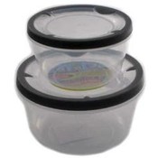 2 Piece Med Sm Rd Container Rubber