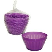 27 Oz - 4Pc Plastic Bowl Set in Netting
