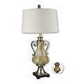 34" Brushed Steel Table Lamp
