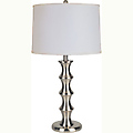 29.5" Metal Table Lamp - Satin Nickel