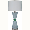 29" Glass Table Lamp