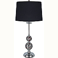30" Glass Table Lamp