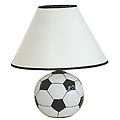 Ceramic Soccer Ball Table Lamp