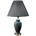 26" Ceramic Table Lamp - Green