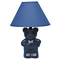 Ceramic Teddy Bear Lamp - Royal Blue
