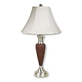 Walnut Deco-Base Table Lamp