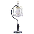 Table Lamp with Crystal-Like Shades