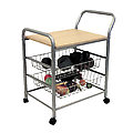 3-Tier Metal Trolley