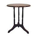 Round End Table - Cherry
