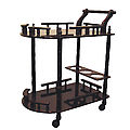 Cherry 2-Tier Wine Table