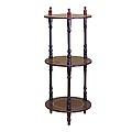 Cherry 3-Tier Corner Stand