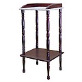 Cherry Phone Table with Marble Top