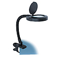 Magnifier fluorescent clip on Desk Lamp - Black