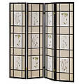 4 Panel Shoji Screen - Black