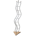 49" Curved Metal DVD Rack