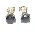 .50 CTW Genuine Blue Diamond Stud Earrings