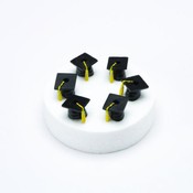 Graduation Hat Candle Holders Set