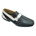 Men's Driving Shoe - Black and White(Case of 12)