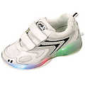 Kid's Light Up Sneaker- White(Case of 18)