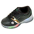 Kid's Light Up Sneaker w/ Skull- Black(Case of 18)