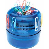 Premium Paperclip Dispenser with Paperclips