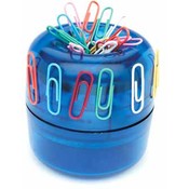 Premium Paperclip Dispenser with Paperclips