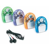 Premium CD Shaped FM Scanner Radio w/Flashlight