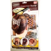 Ez Combs Stretchable Double Combs 2 Pack