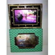 Clocks w/ Framed Picture Insets