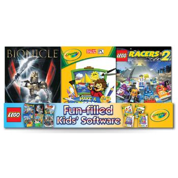 18 Unit Crayola/Lego Children's Software Display
