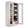 Storage Cabinet with See-Thru Mesh Doors