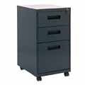 Three-Drawer Mobile Pedestal File