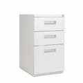 Three-Drawer Fixed Pedestal File