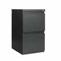 Two-Drawer Mobile Ped File w/Full-Length Pull