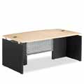 Seville Series Bow Front Desk Shell