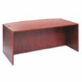 Valencia Series Bow Front Desk Shell