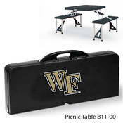 Wake Forest University Picnic Table