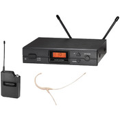 Audio Technica Biege Headworn Wireless  Microphone