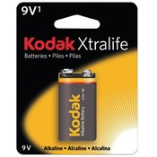 Kodak Xtralife Alkaline Battery 9V Single