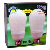 Sunrise Lighting 2 Pack Standard Shape 14 Watt CFL