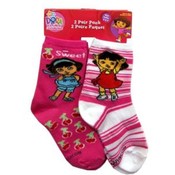 Dora The Explorer 2 Pack Children's Socks