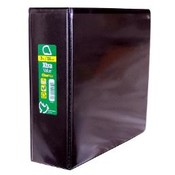 Cardinal ClearVue Locking 3" D-Ring Black Binder