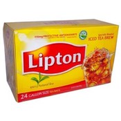 Lipton Iced Tea Brew Twin Pack Gallon Size Tea Bag