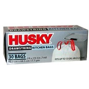 Husky 13 Gallon Drawstring Kitchen Bags