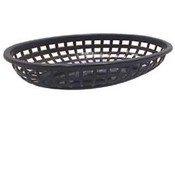Unico Black Oval Sandwich Baskets