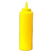 Unico Plastic Mustard Squeeze Bottles