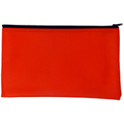 Zippered Vinyl Bank Deposit Pouches