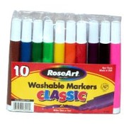 Rose Art 10 Pack Washable Classic Markers