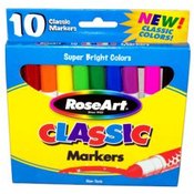 Rose Art 10 Pack Classic Colors Markers